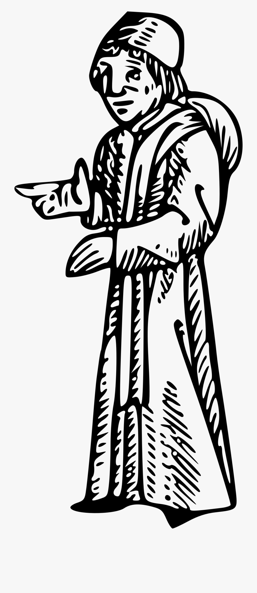 Medieval Lawyer, Transparent Clipart