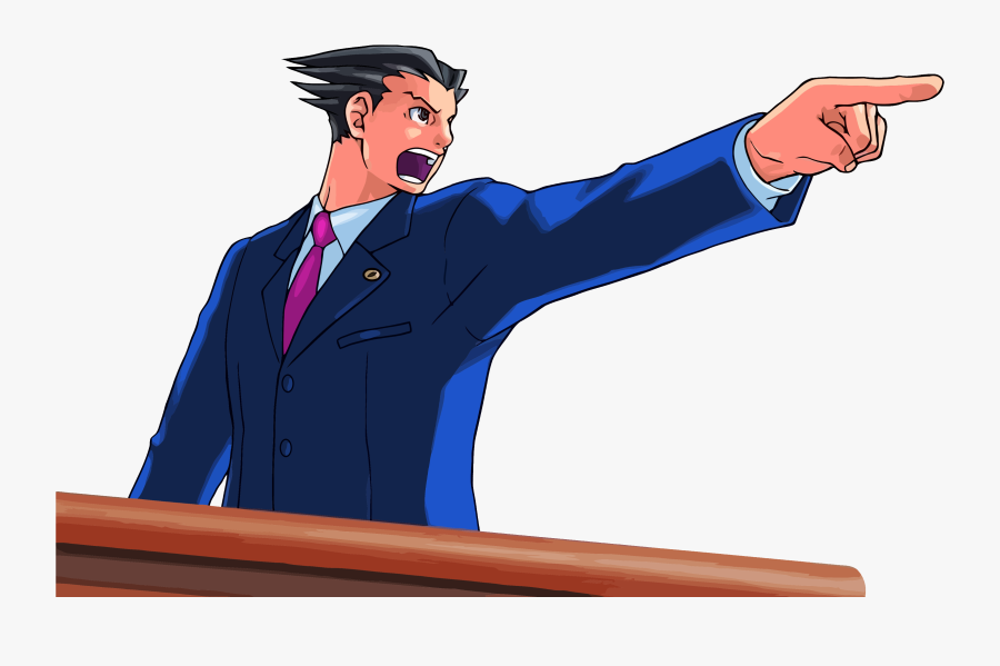 Ace Attorney Clipart - Phoenix Wright Ace Attorney Png, Transparent Clipart