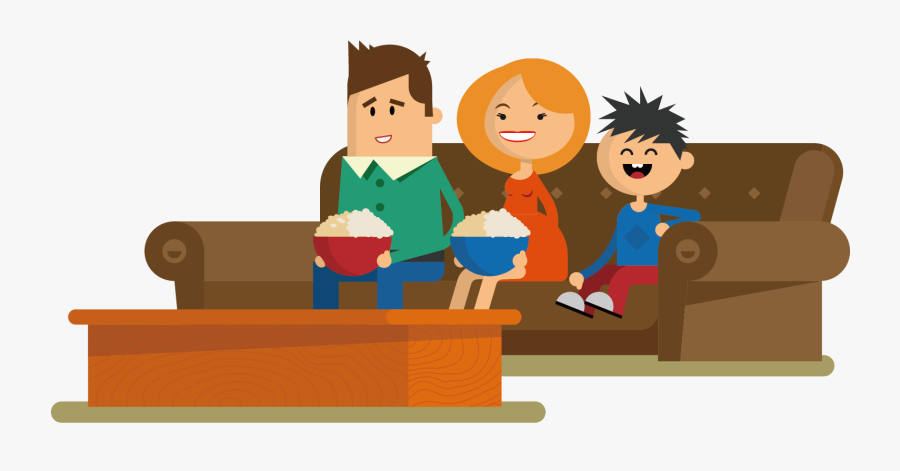 Transparent Cartoon Tv Png - Excess Of Tv Watching, Transparent Clipart