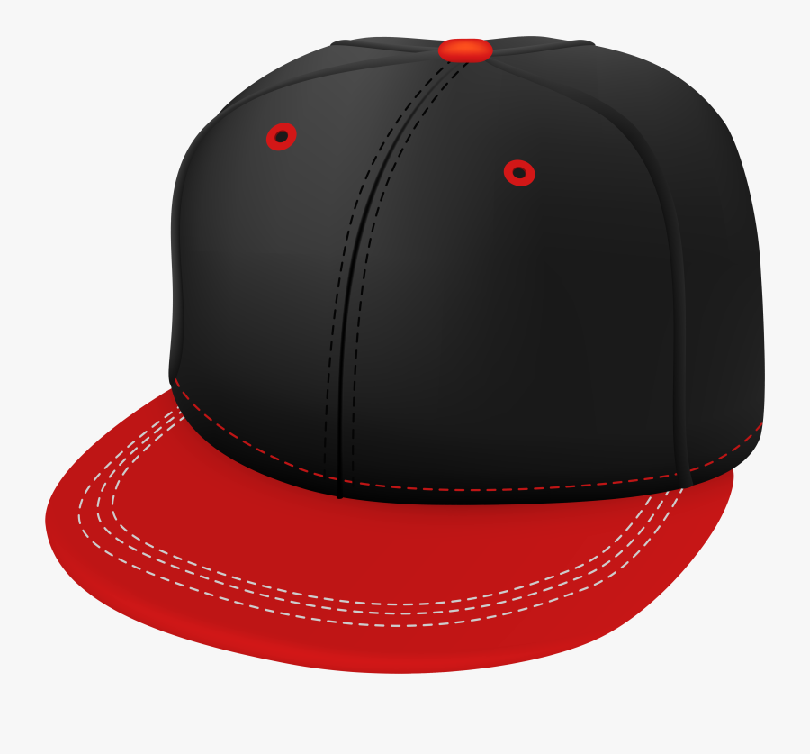 Red And Black Cap Png Clipart - Cap Png, Transparent Clipart