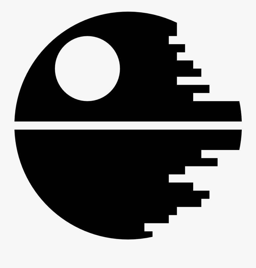 Yoda Anakin Skywalker Death Star Silhouette Clip Art - Star Wars Death Star Icon, Transparent Clipart