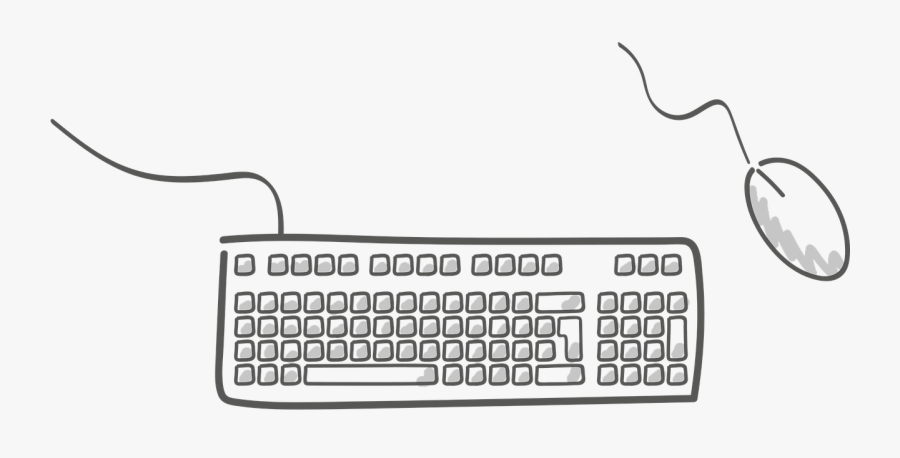 Mouse And Keyboard Clip Art - Keyboard And Mouse Clipart, Transparent Clipart