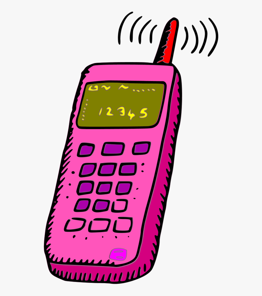 Analogue Mobile Phone - Cellphone Clipart, Transparent Clipart