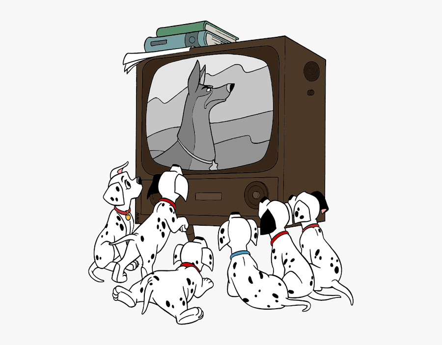 Watching Tv Disney Cartoon, Transparent Clipart