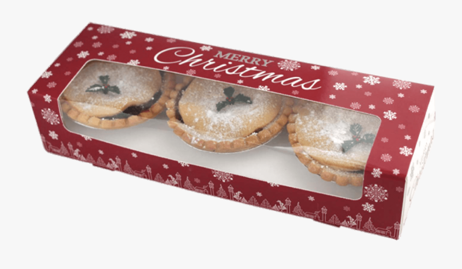 Box Of Three Mince Pies For Christmas Clip Arts - Mince Pie, Transparent Clipart