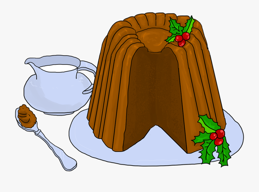 Pudding, Christmas Pudding, Chocolate Pudding - Gambar Kartun Puding, Transparent Clipart