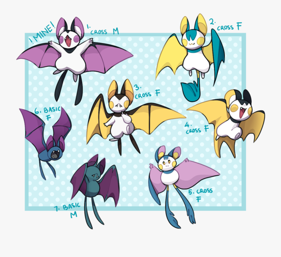 Transparent Fairytale Png - Cute Zubat, Transparent Clipart