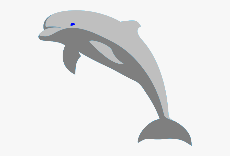 Blue Dolphin Clipart, Transparent Clipart