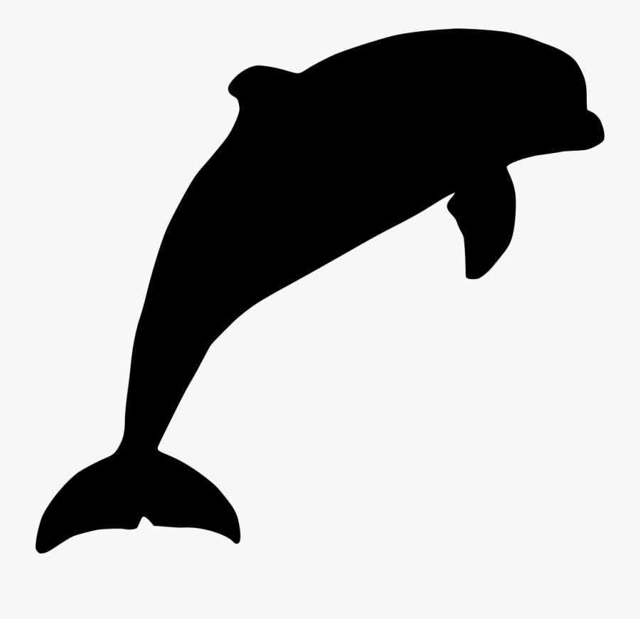 Dolphin Silhouette Clipart , Png Download - Dolphin Silhouette Png, Transparent Clipart