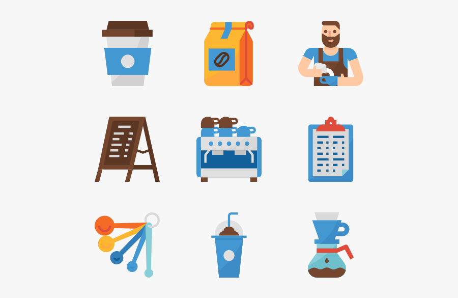 Clip - Barista Icon Png, Transparent Clipart