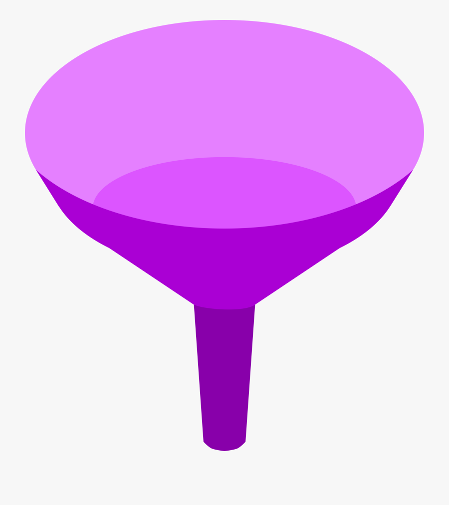 Transparent Purple Funnel Icon, Transparent Clipart