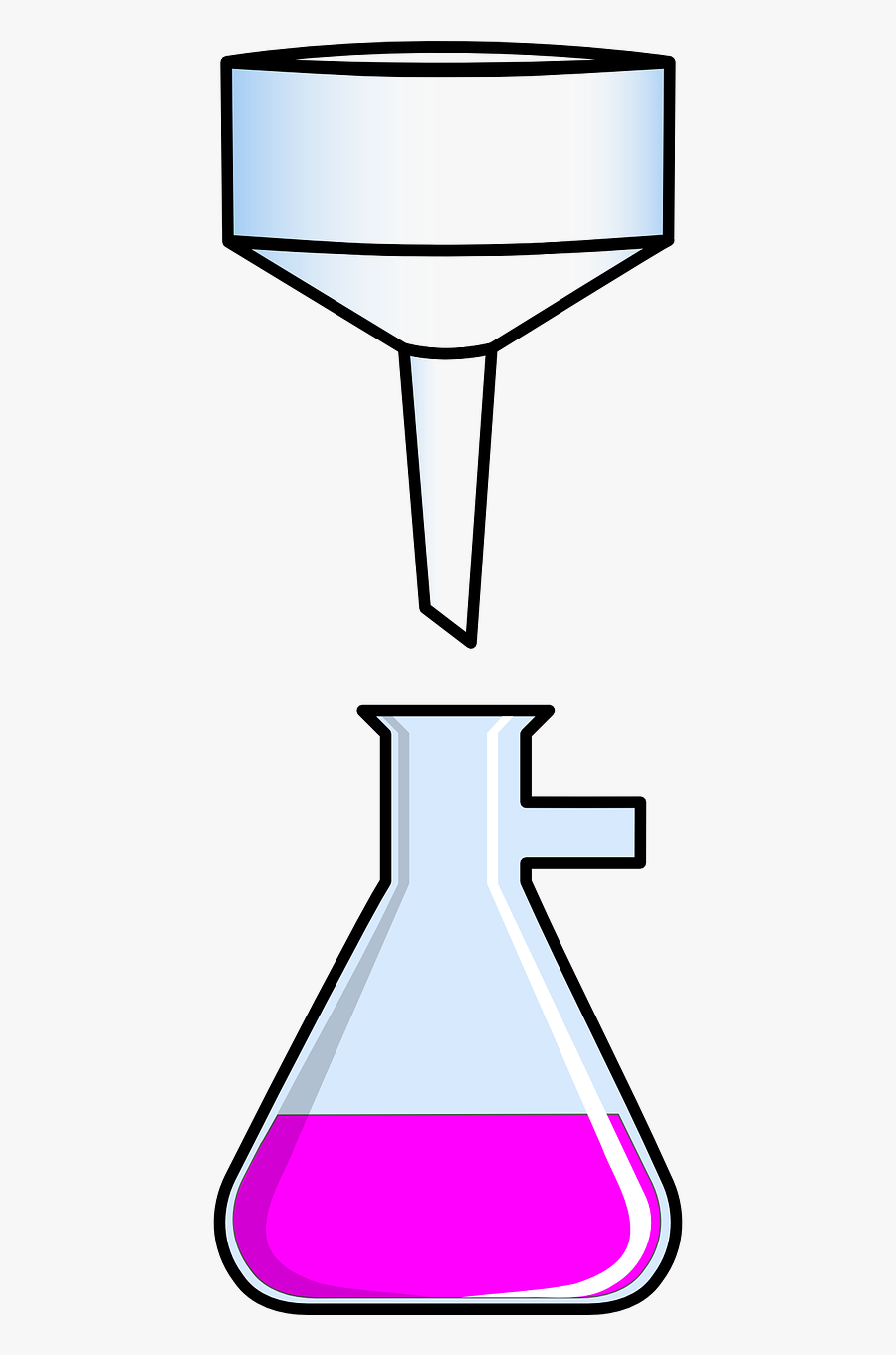 How To Create A Sales Funnel - Buchner Flask Icon Png, Transparent Clipart