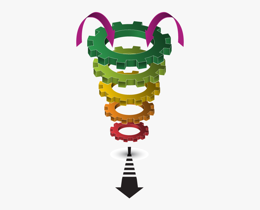 Sales-funnel - Illustration, Transparent Clipart