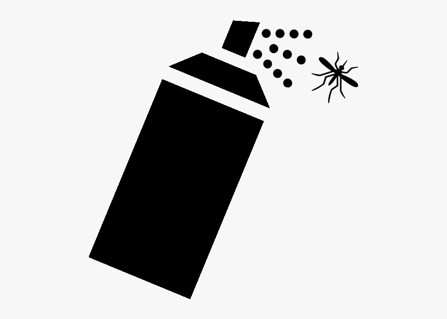 Insecticide Clip Art Black And White, Transparent Clipart