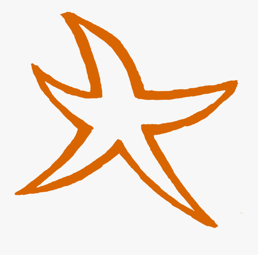 Starfish And Coffee, Transparent Clipart