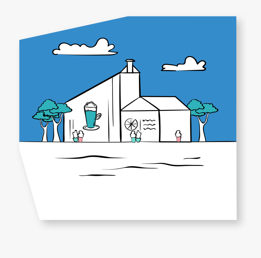 Coach House Coffee On Waterford Greenway Path In Dungarvan - House, Transparent Clipart