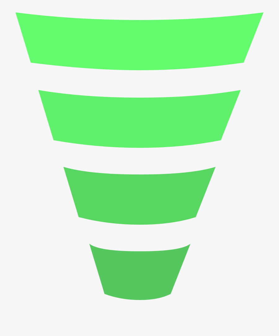 Conversion Sales Funnel, Transparent Clipart