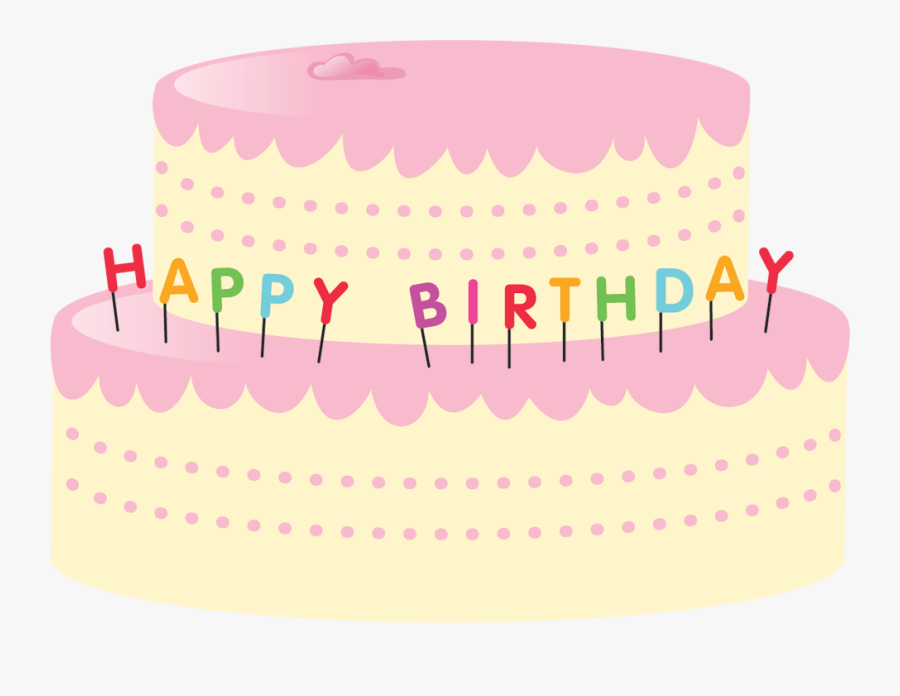 Birthday Cake, Transparent Clipart