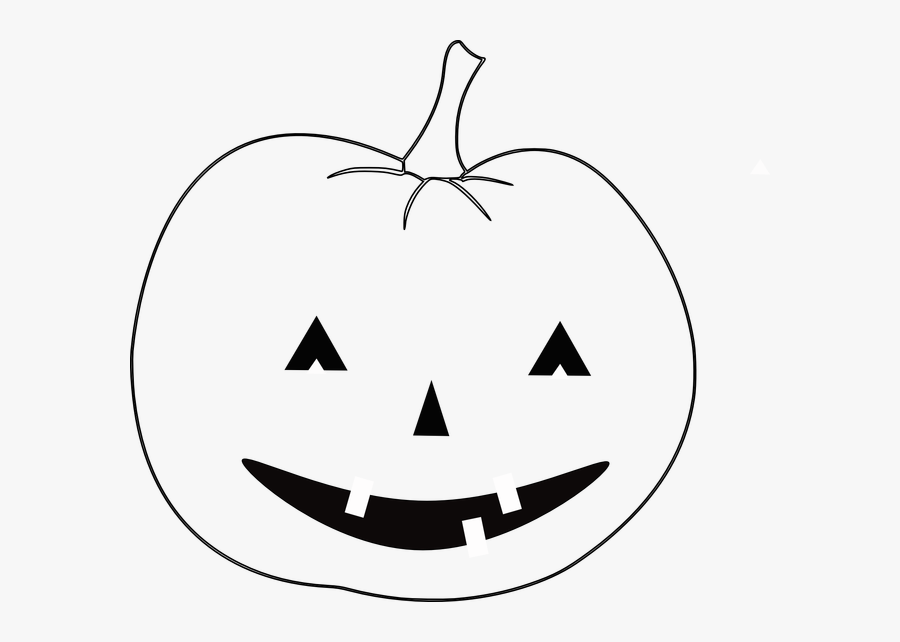 Halloween Clip Art Outline, Transparent Clipart