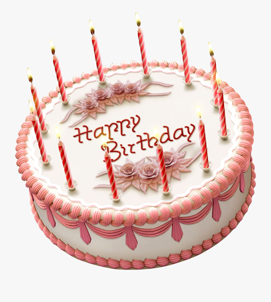 Birthday-cake - Happy Birthday Cake Png, Transparent Clipart