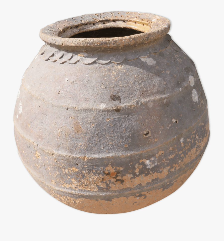 Clip Art Old Clay Pots - Pot En Terre Cuite Ancien, Transparent Clipart