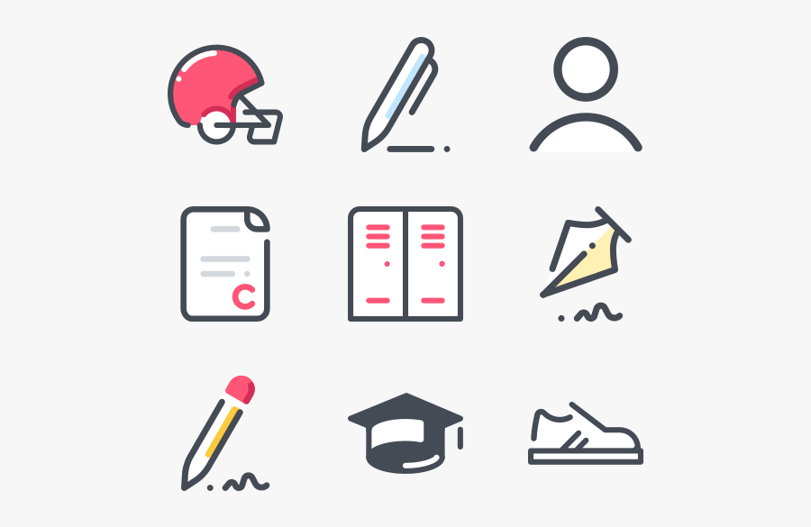 School, Transparent Clipart