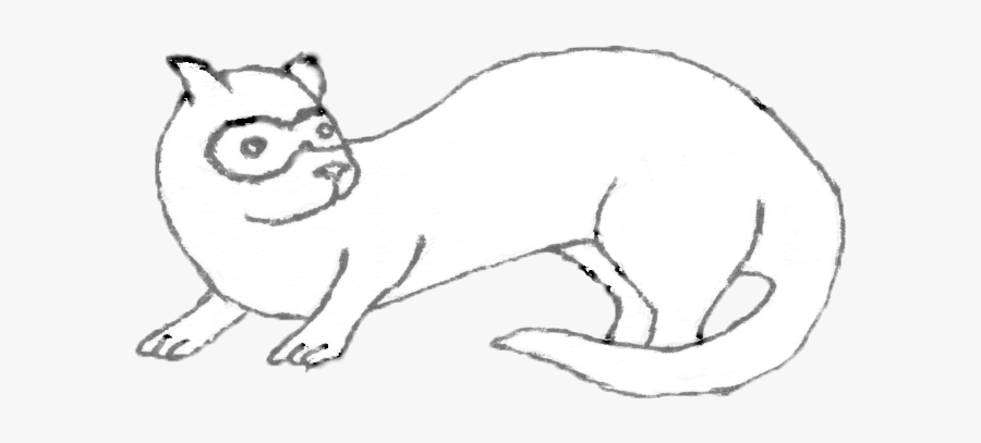 Cat Yawns, Transparent Clipart