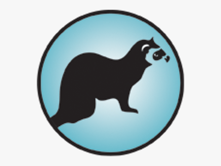 The Ferret - Silhouette Of A Ferret, Transparent Clipart
