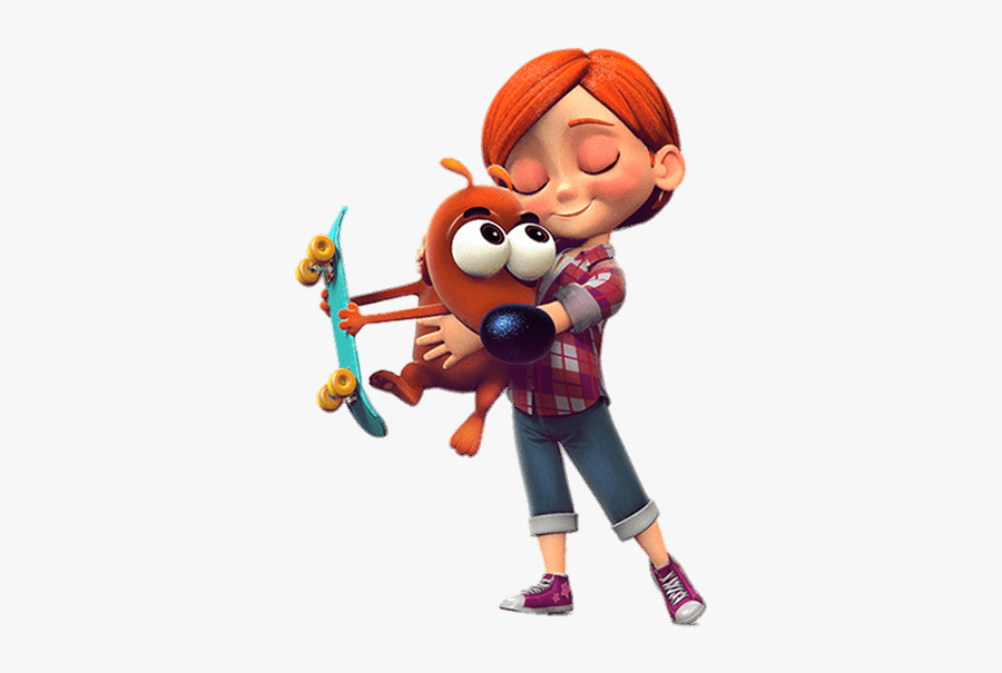 Girl Holding Pat - Lele E Linguiça Png, Transparent Clipart