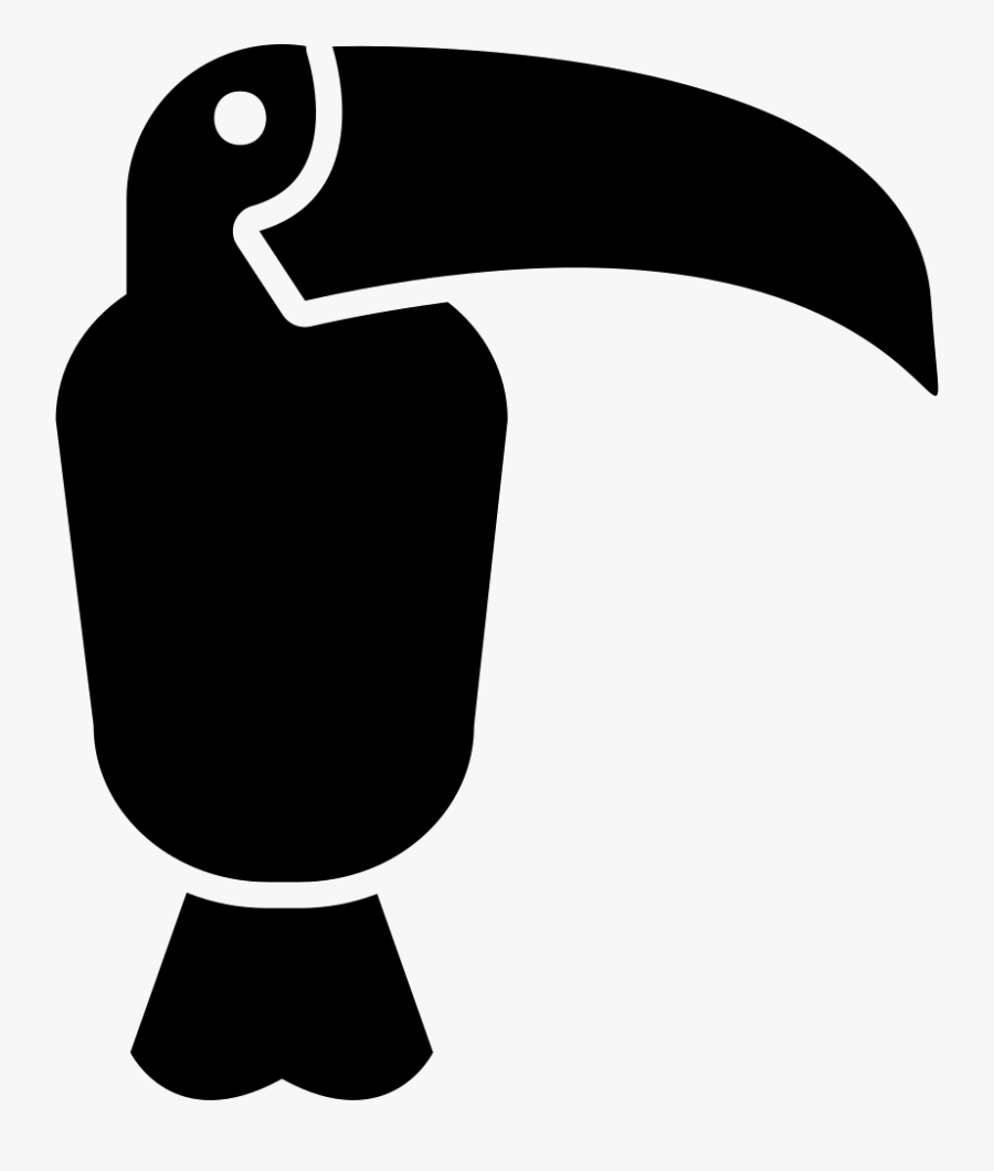 Toucan Tropical Bird - Tucan Silueta Png, Transparent Clipart