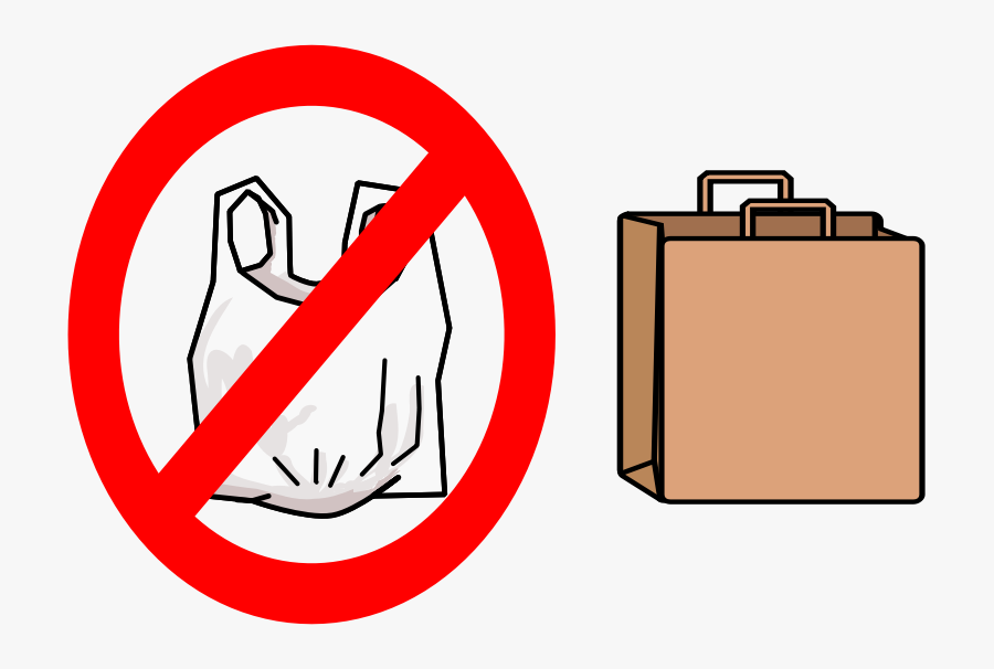 No Plastic Bags Png Clipart , Png Download - Transparent Background Plastic Bag Clip Art, Transparent Clipart