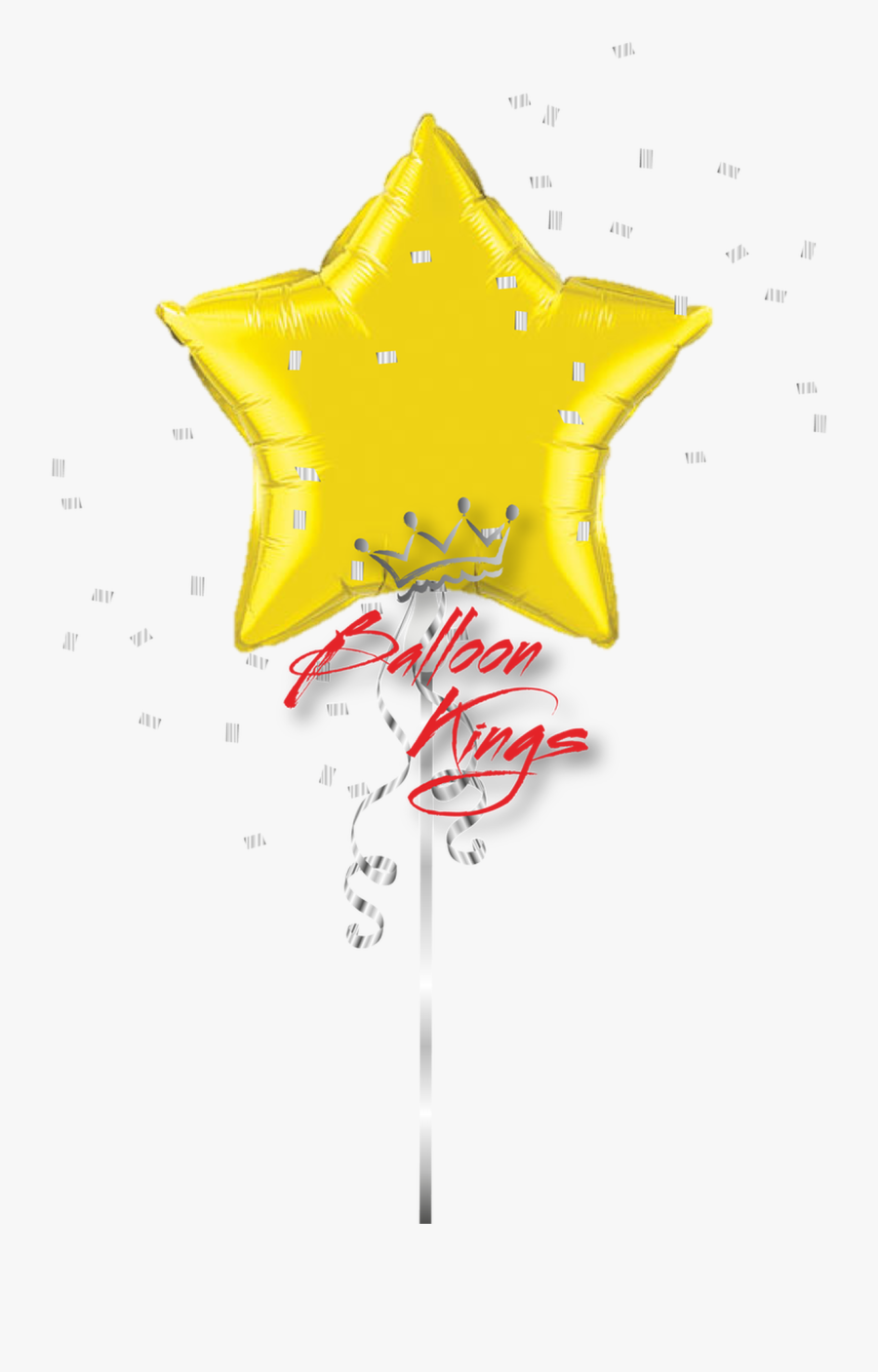 Yellow Star - Star Balloon, Transparent Clipart