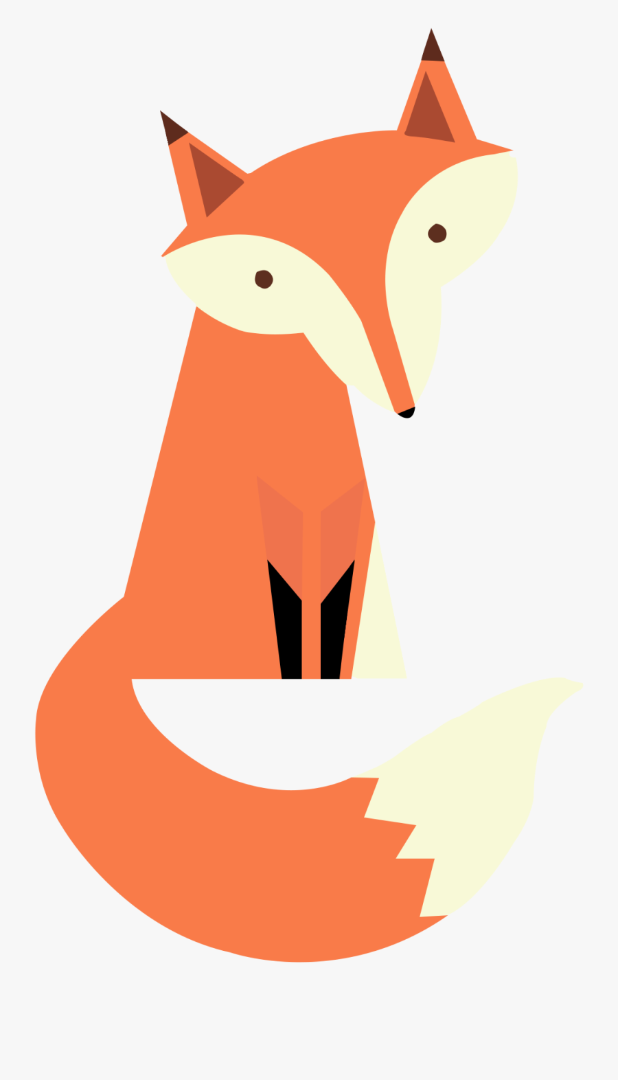 The Badge Things Pinterest - Draw Fox Easy, Transparent Clipart