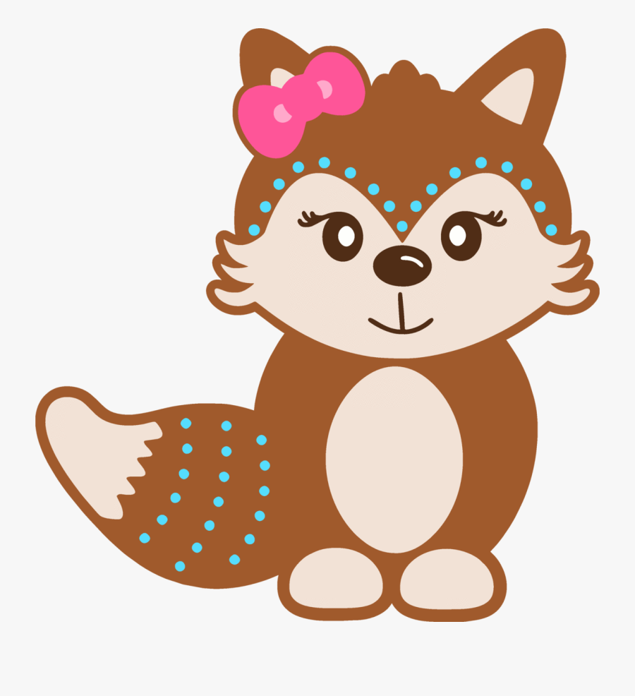 Baby Girl Fox, Transparent Clipart