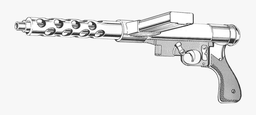 Sten Gun Drawing, Transparent Clipart
