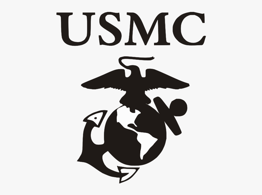 United States Marine Corps Quantico Station Eagle, - Us Marine Logo Svg, Transparent Clipart