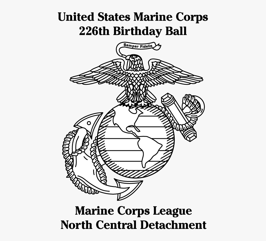 Marine Corps Emblem Transparent, Transparent Clipart