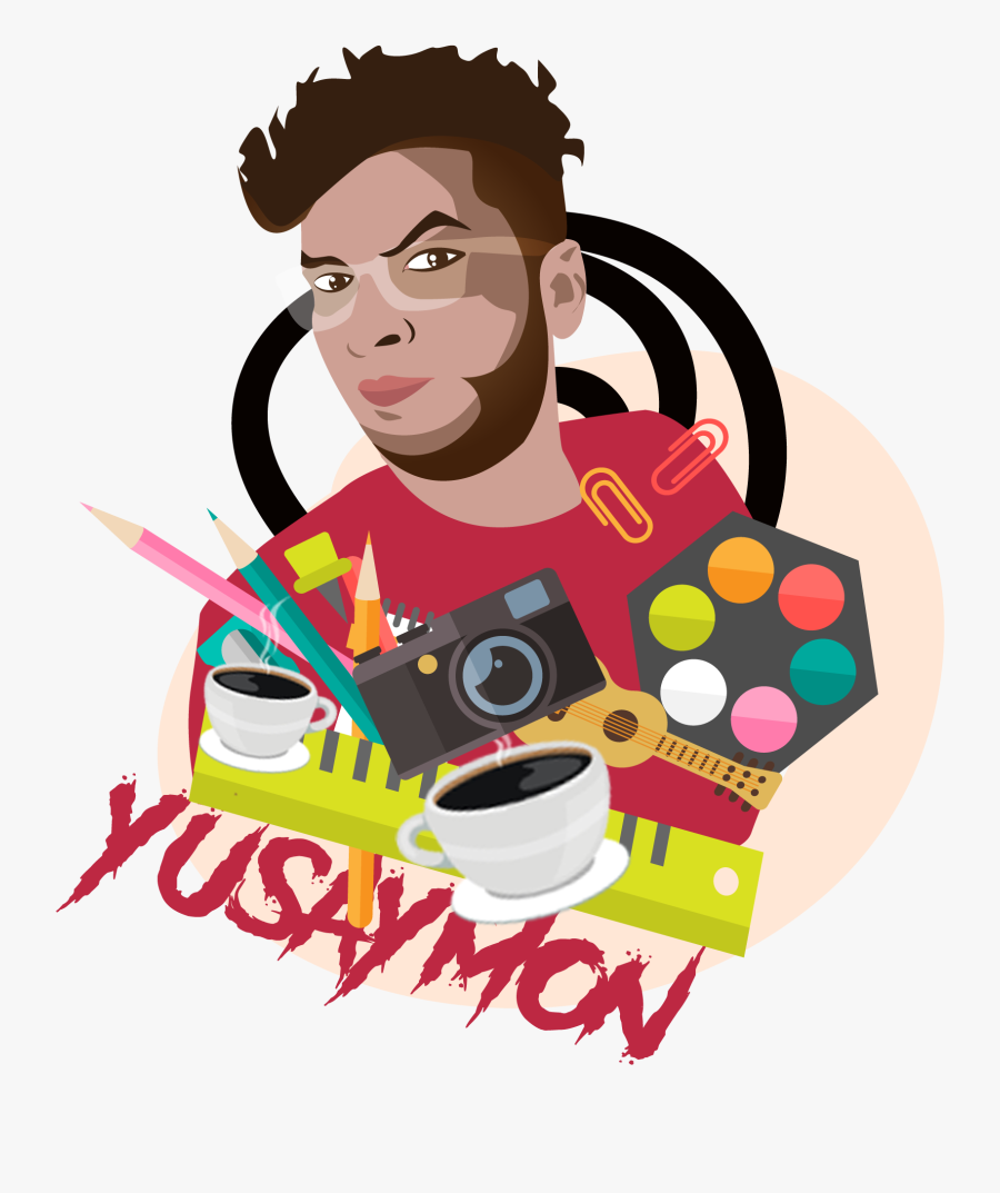 Hi, I"m Yu I Like To Do Selfportrait-contests <3 - Cartoon, Transparent Clipart