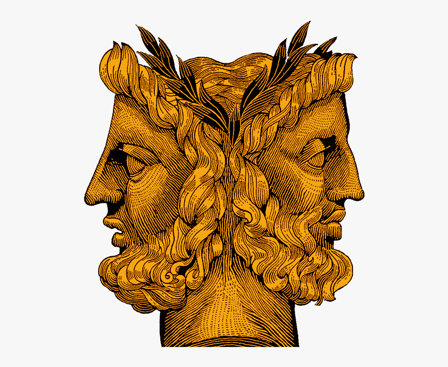 Greek Mythology Janus God, Transparent Clipart