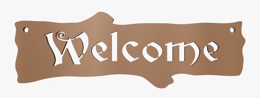 Transparent Welcome Sign, Transparent Clipart