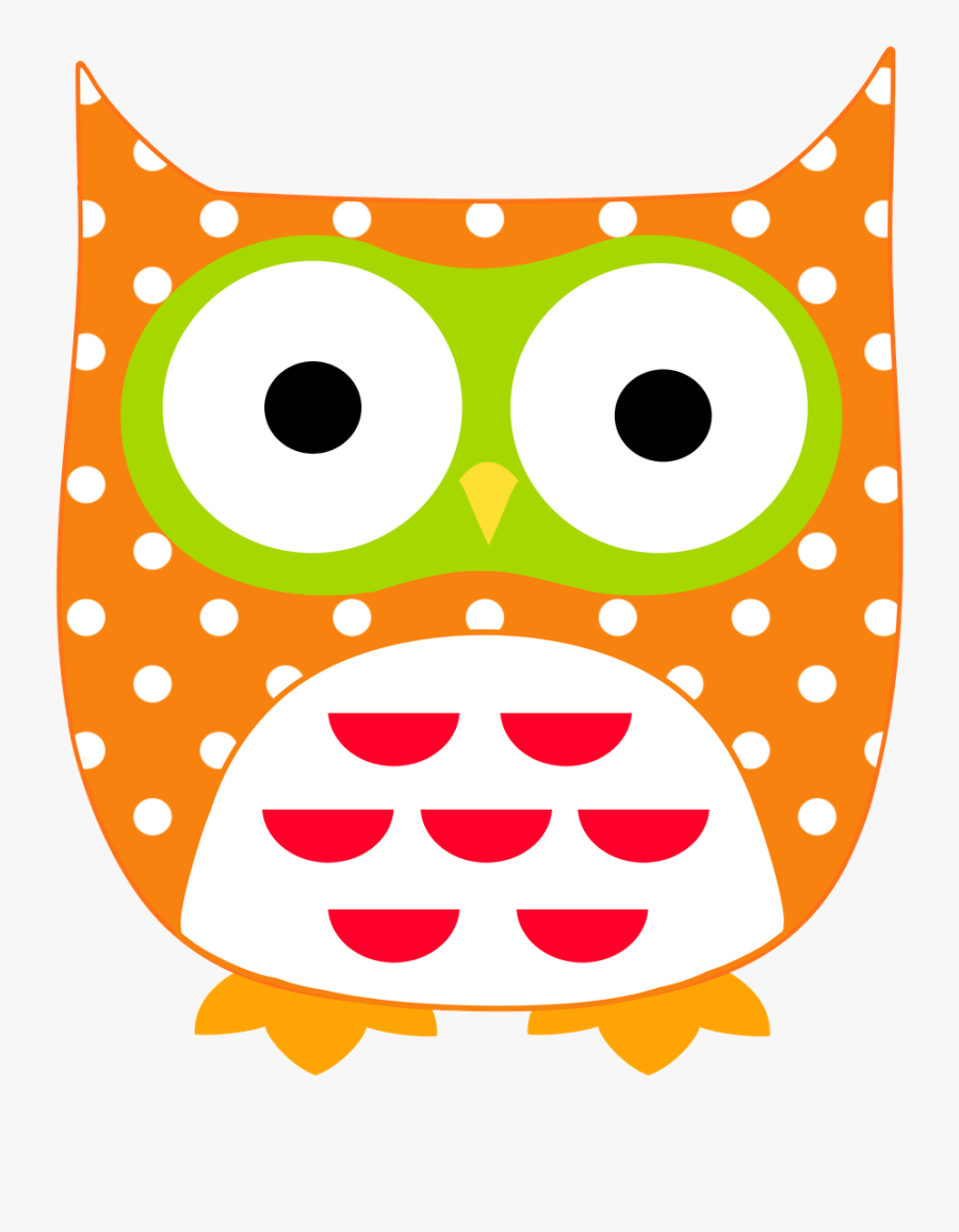 Welcome Sign For Classroom - Polka Dot Owl Clip Art, Transparent Clipart