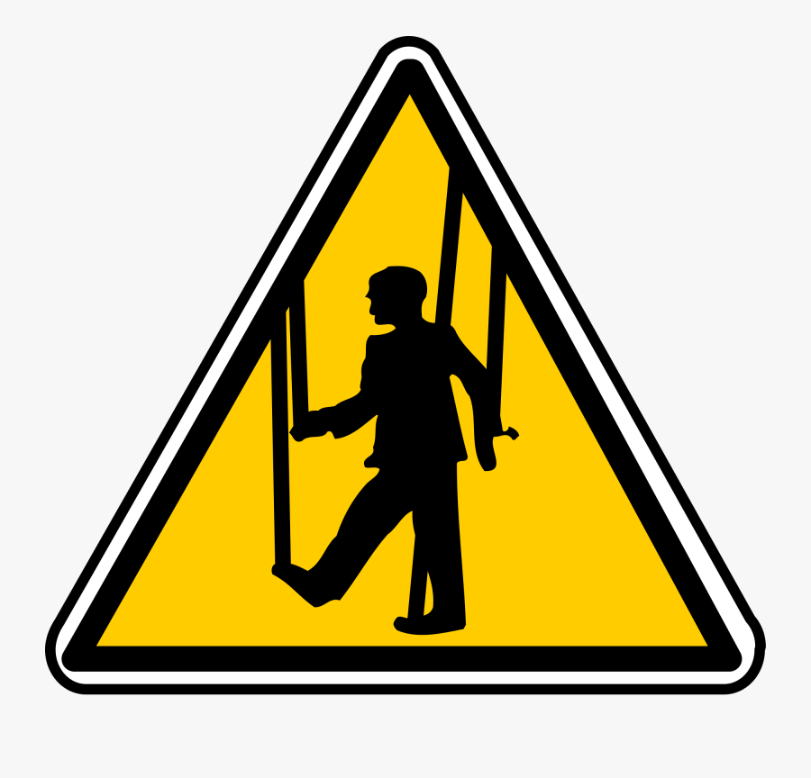 Crush Hazard Sign, Transparent Clipart