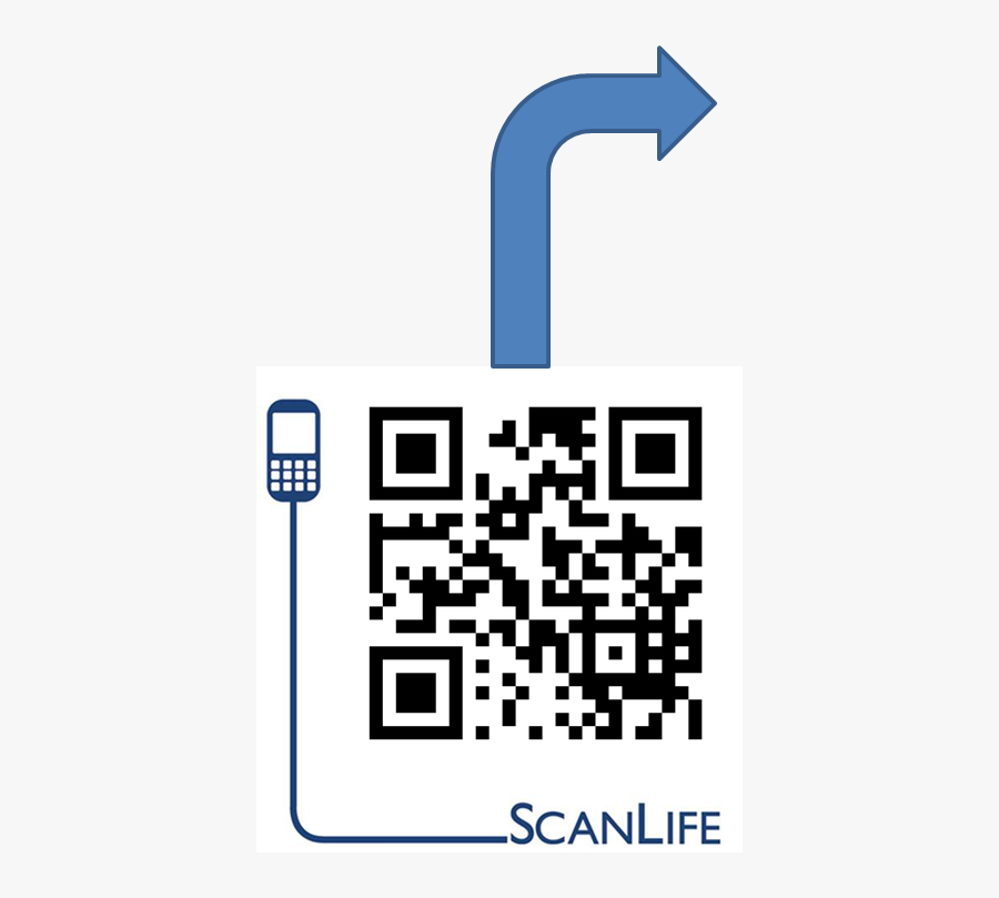 Home Depot Code Arrow - Hp Printer Qr Code, Transparent Clipart