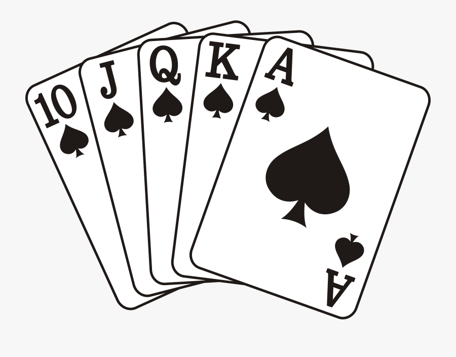 Royal Flush Spades , Free Transparent Clipart - ClipartKey