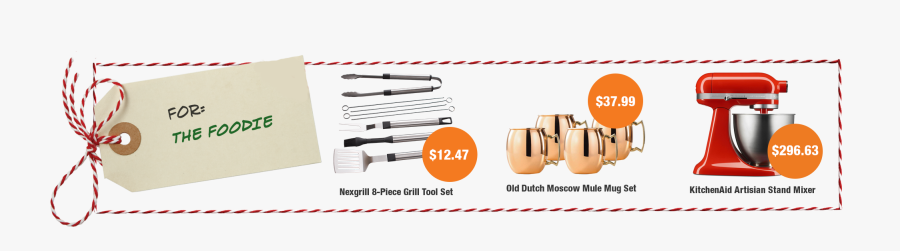 Gifts For The Foodie, Transparent Clipart