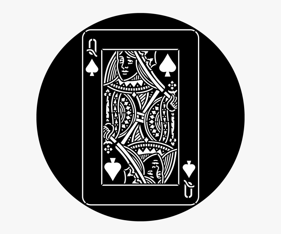 Cards Queen, Transparent Clipart
