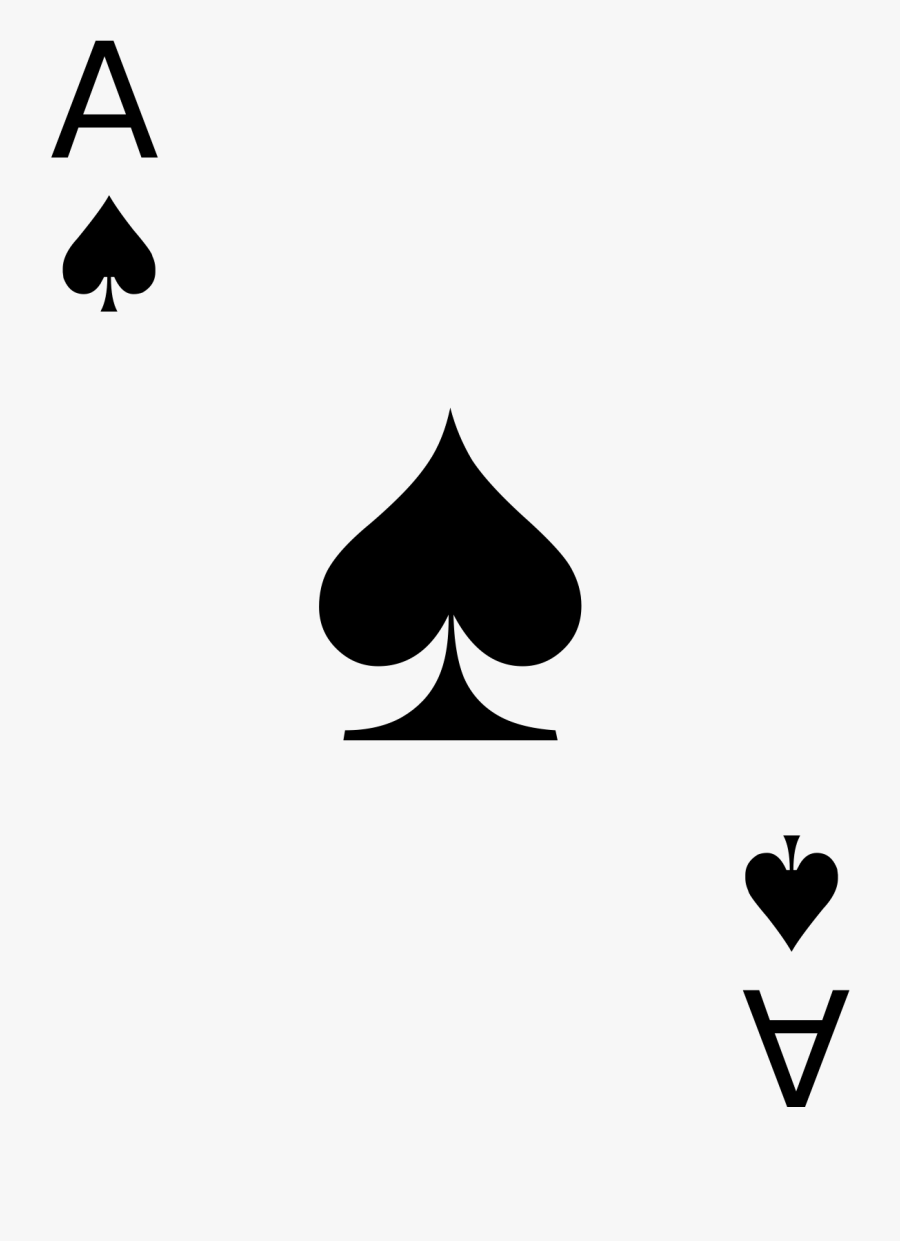 Cards A Spade, Transparent Clipart