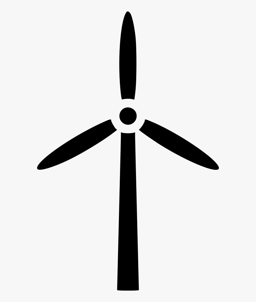 Wind Turbine Icon Png, Transparent Clipart