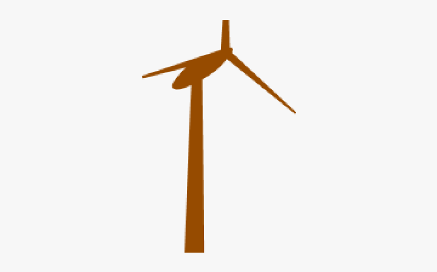 Windmill Clipart Brown - Wind Turbine, Transparent Clipart