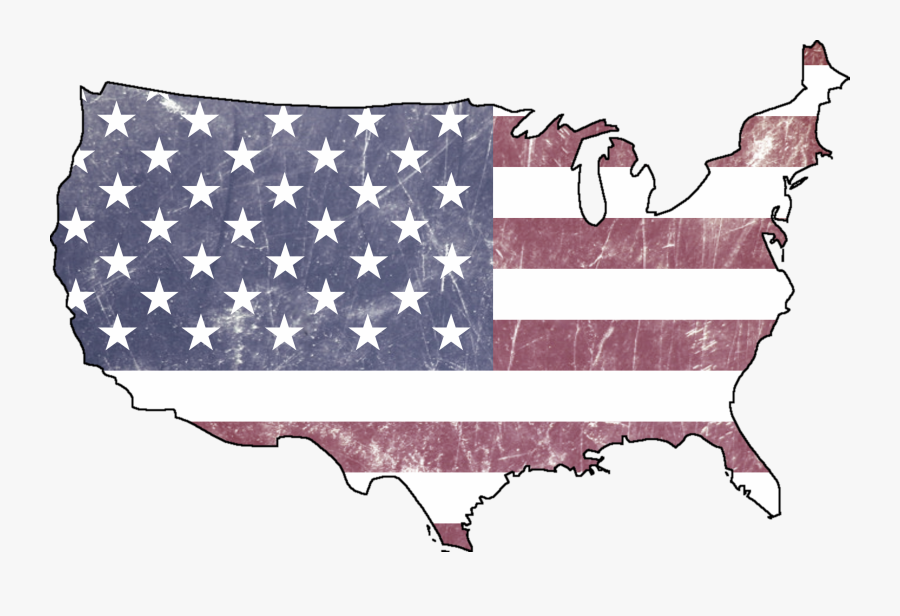 Usa Flag, Transparent Clipart